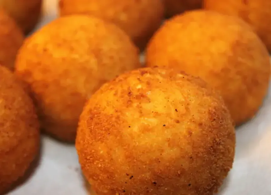 Oranges de riz a la viande ( sicile )