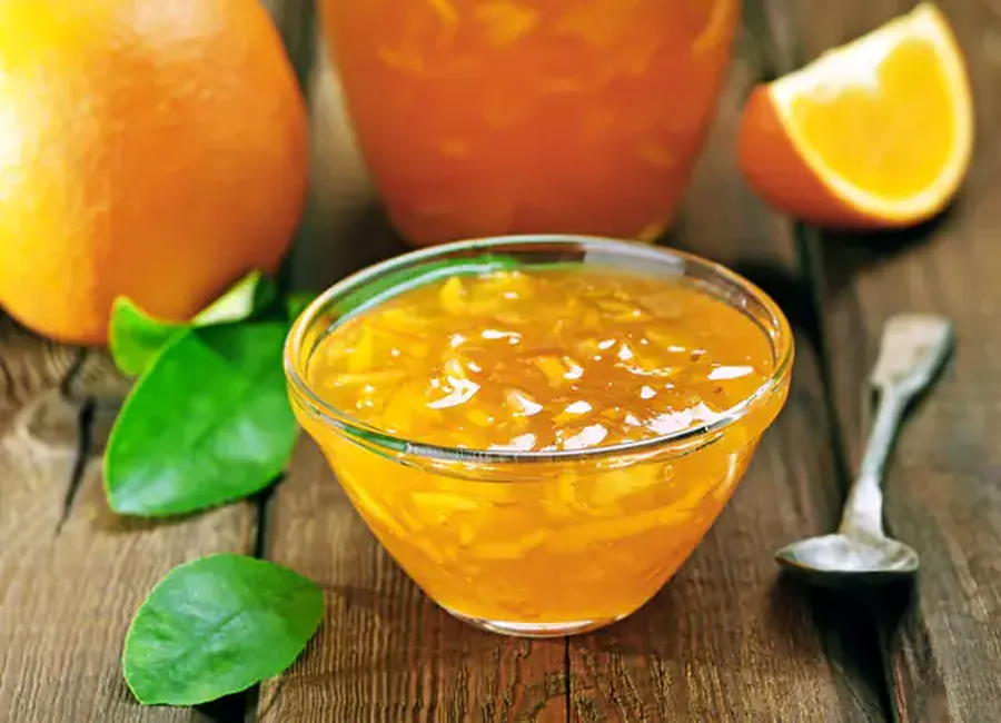 Verrine d'agrumes au thé