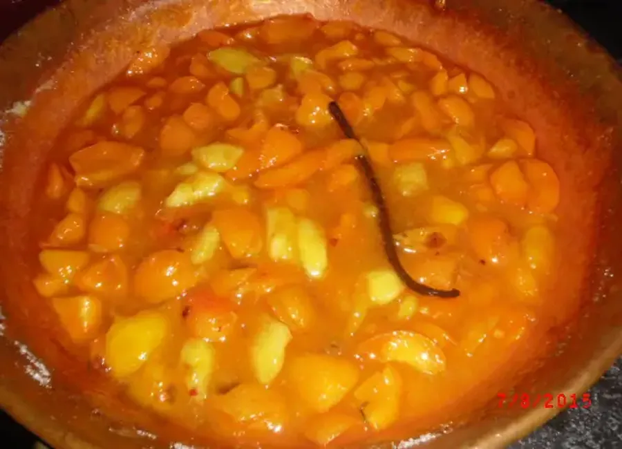 Confiture pêche - abricot