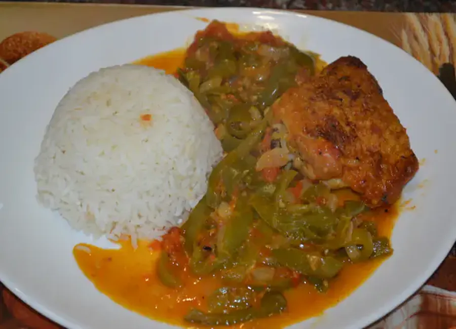 Poulet basquaise à la cocotte
