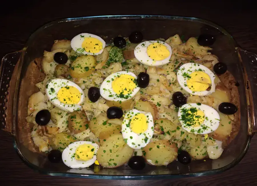 Morue "bacalhau a gomes de sa"