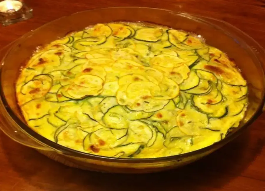 Clafoutis aux courgettes très simple et rapide