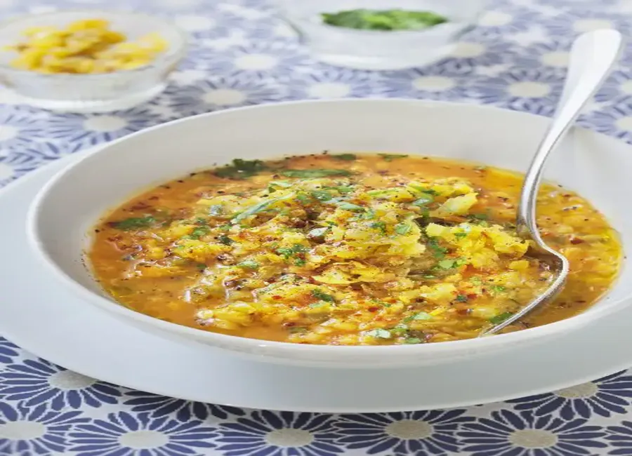 Lentilles corail au curcuma