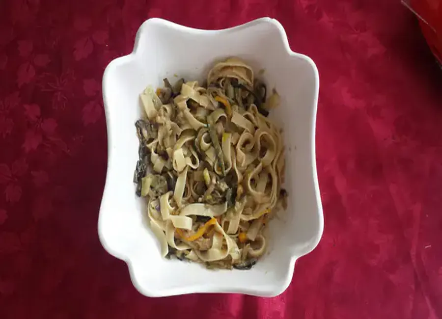 Tagliatelles aux légumes d'été