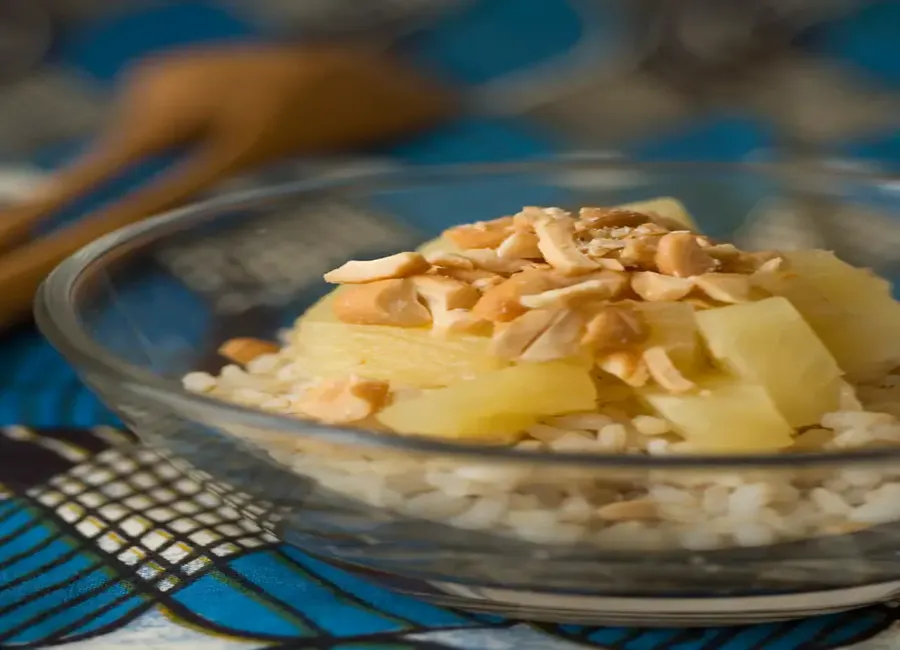 Salade de riz fraîcheur à l'ananas
