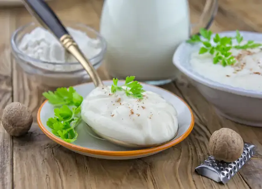 Béchamel au bouillon