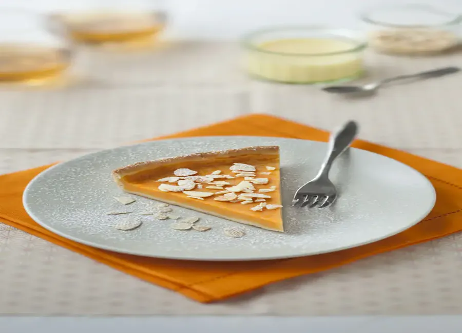 Tarte sucrée potiron-amande