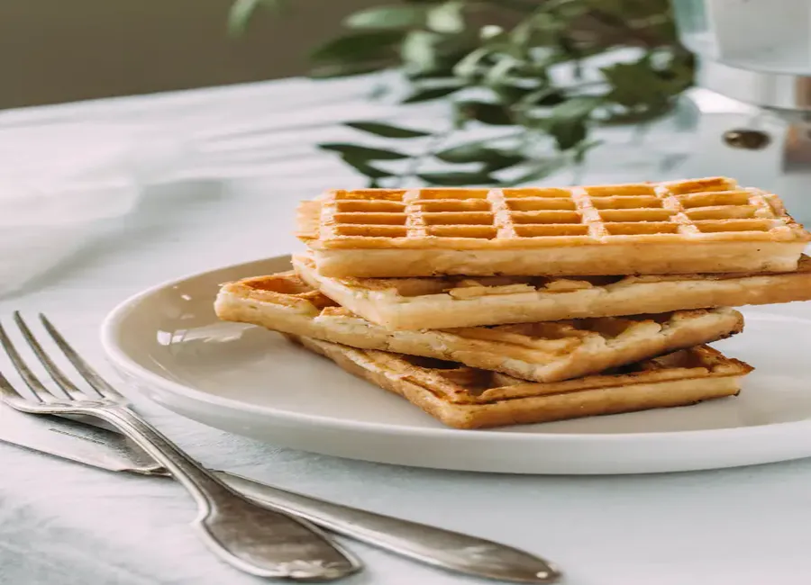 Gaufres au yaourt et à la farine d'épeautre