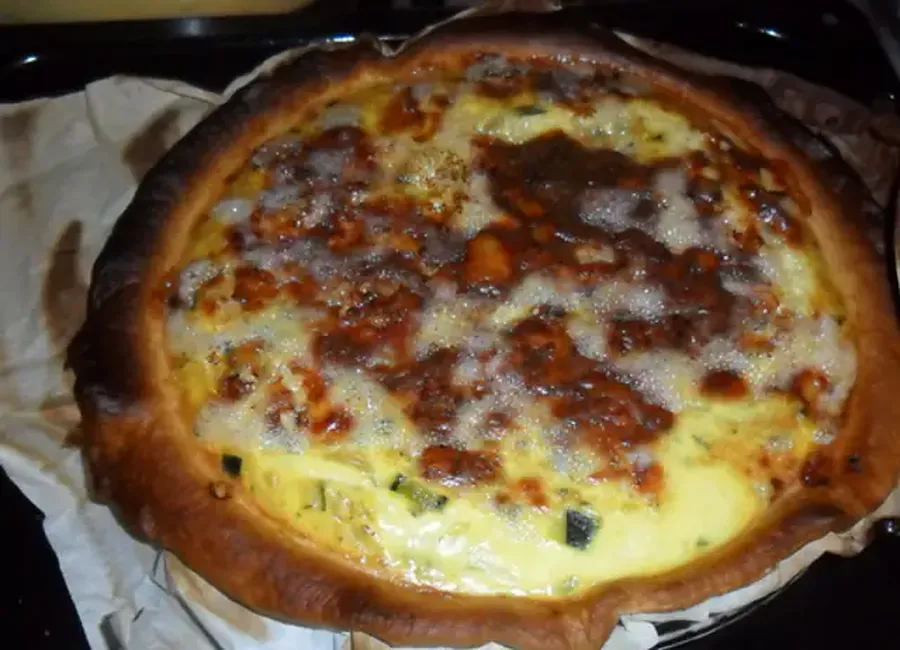 Quiche à la courge et au roquefort