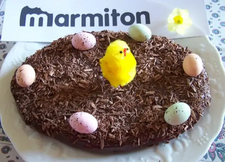 Gâteau au chocolat truffé aux cerises