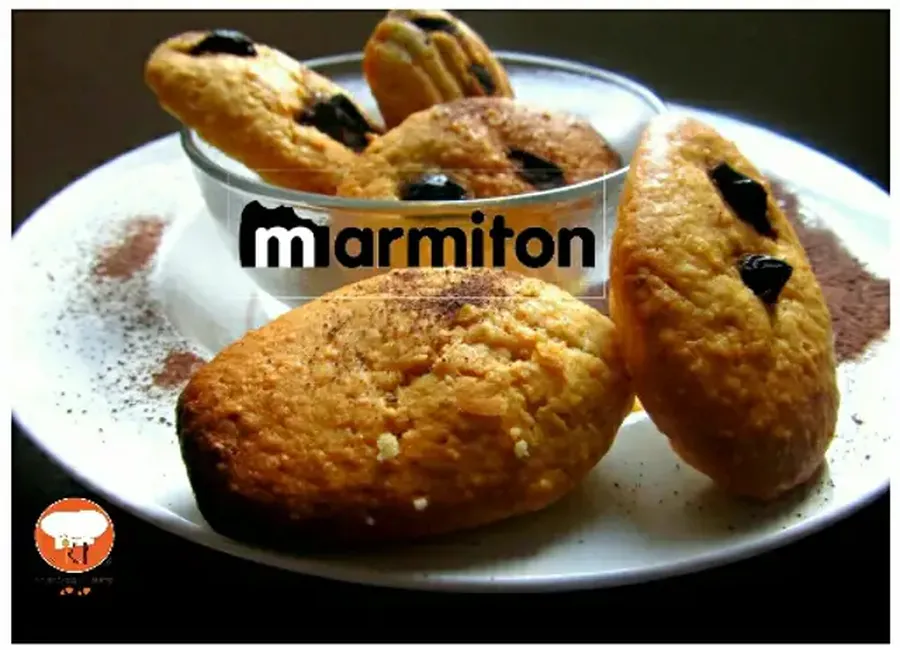 Madeleines aux cranberries/amandes
