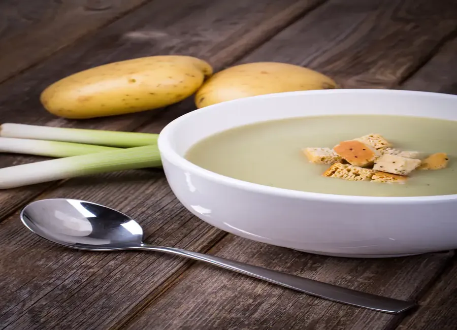 Velouté de poireaux pommes de terre