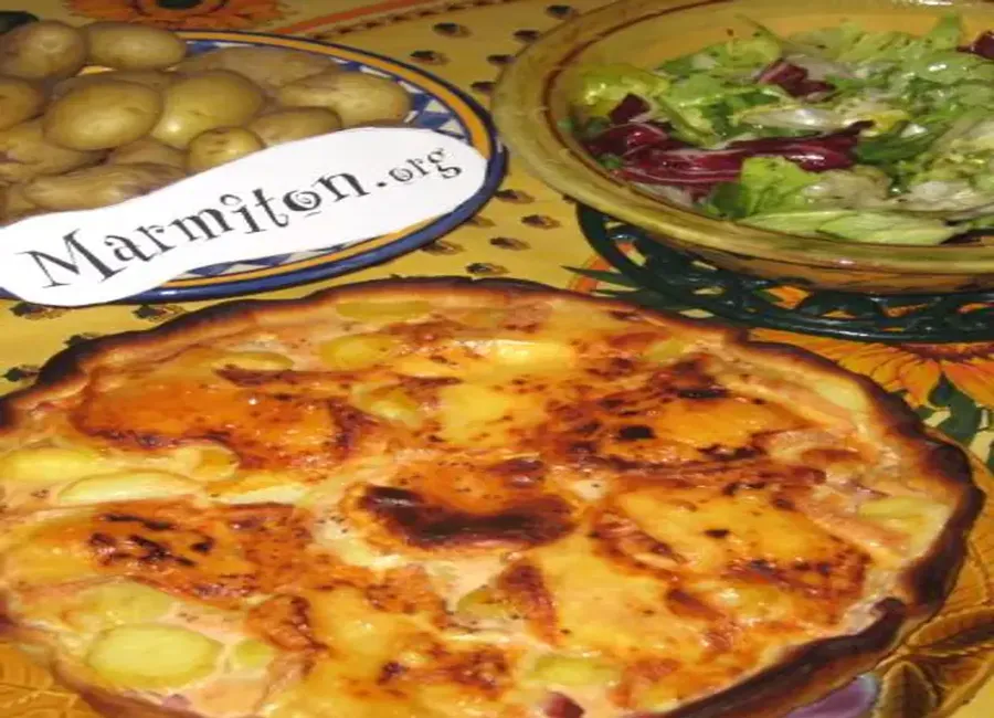 Tarte aux maroilles version laëtitia