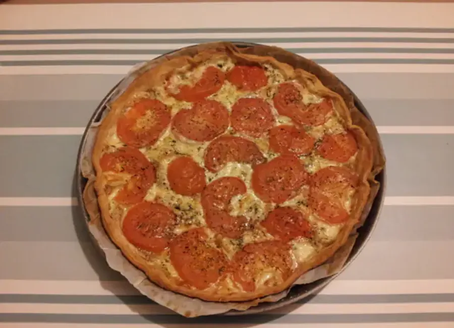 Tarte légère à la fourme d'ambert