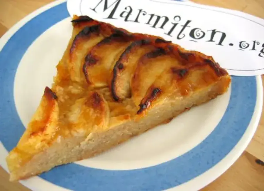Tarte aux pommes sans pâte de ma mère (légère, rapide et facile)