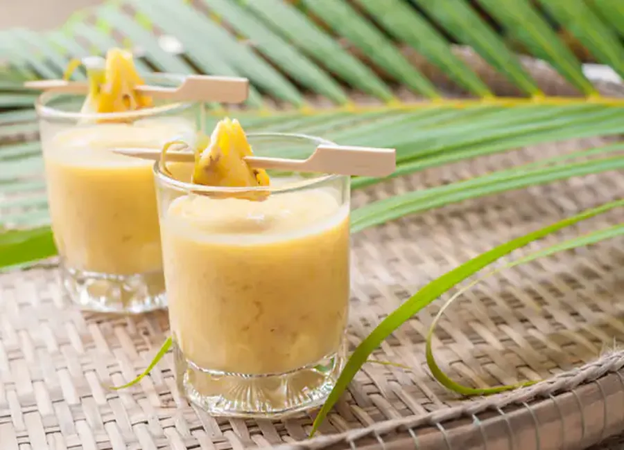 Smoothie aux fruits exotiques