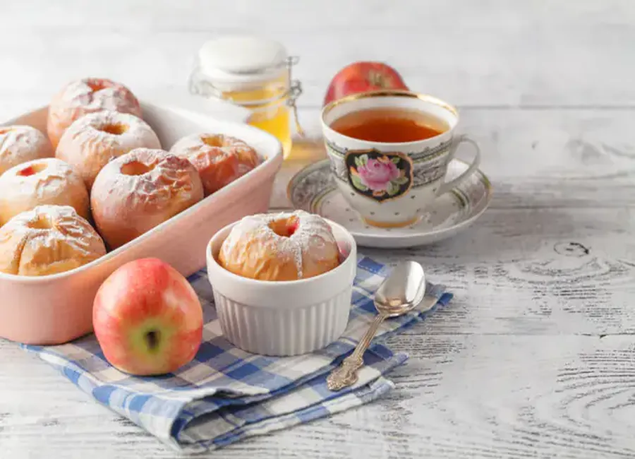Pommes au four à la normande