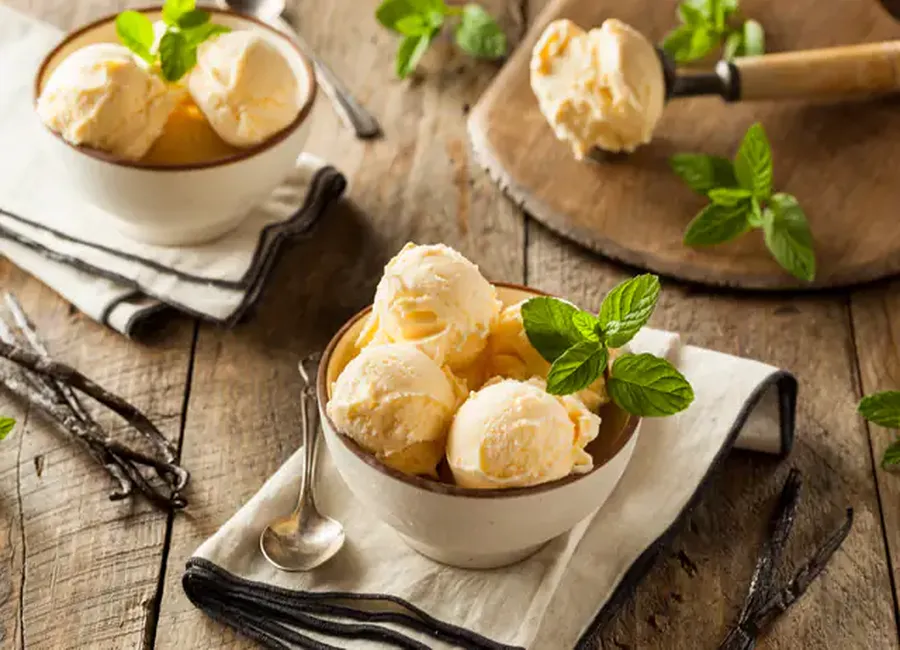 Glace à la vanille facile et rapide