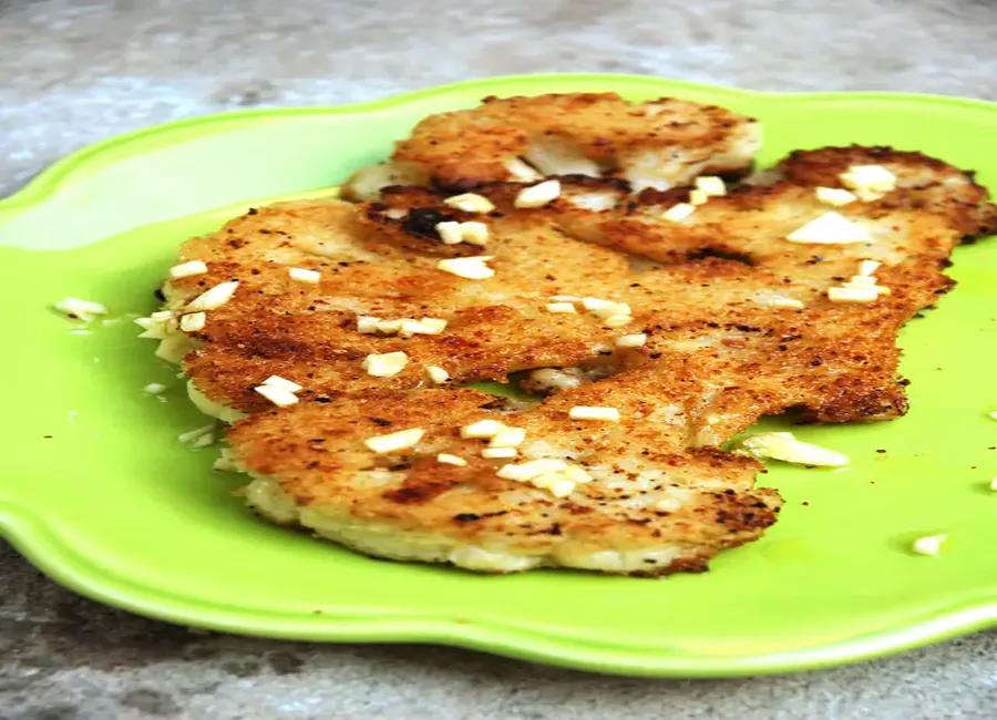 Chou-fleur frit à la sauce ail/paprika