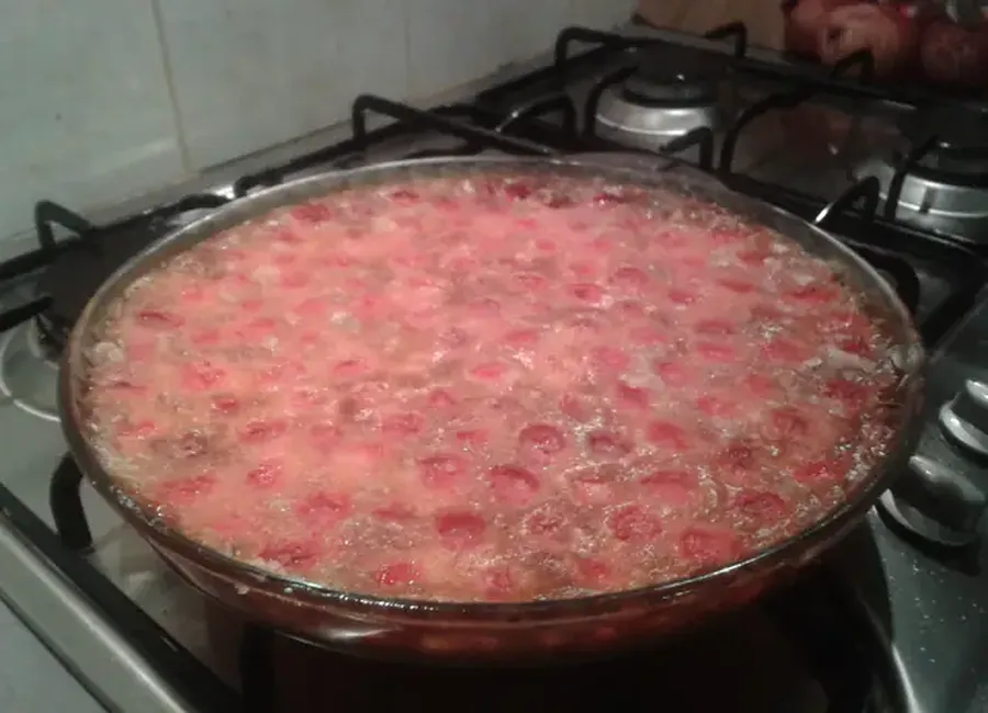 Clafoutis aux cerises (type flan)