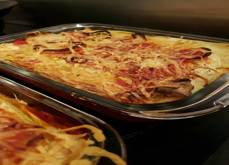 Lasagnes aubergines/courgettes