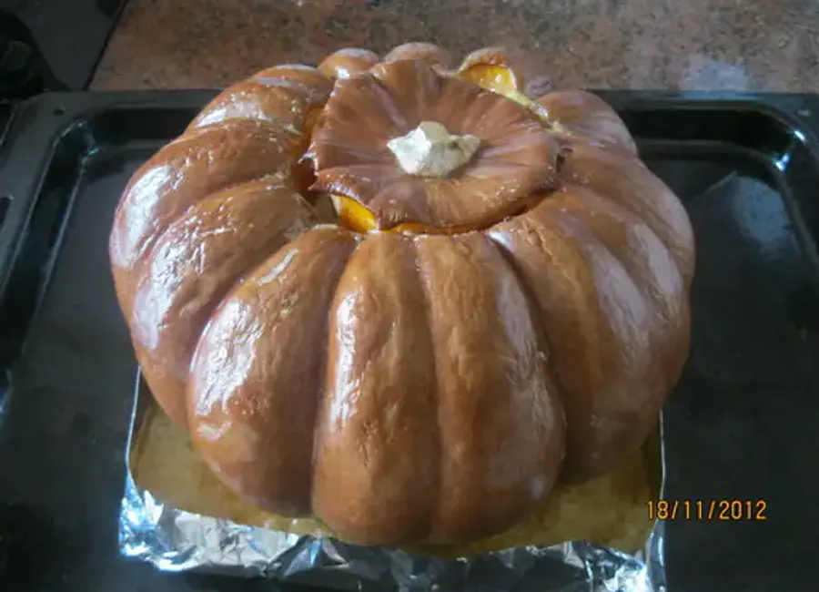 Courge farcie aux champignons façon kiki
