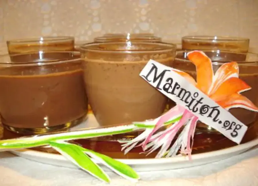 Petit flan au chocolat