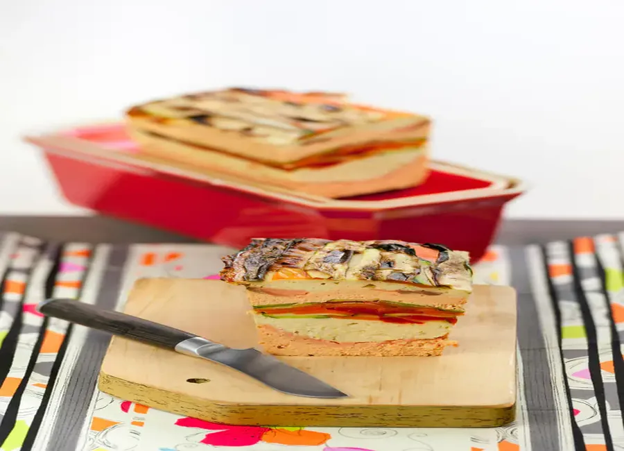 Terrine de courgettes au saumon