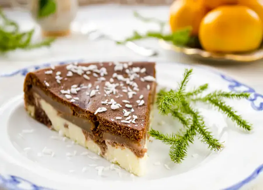 Tarte chocolat coco