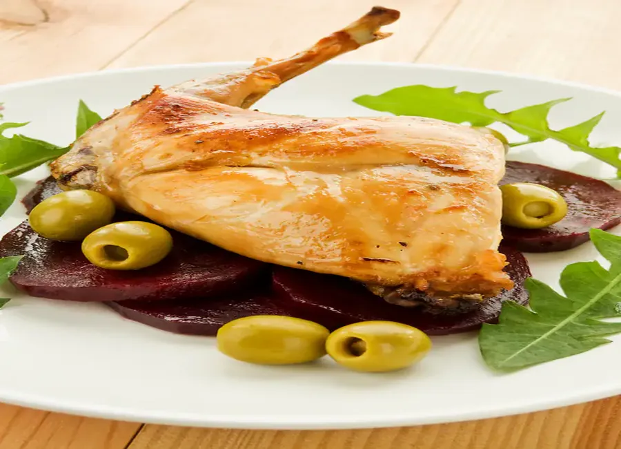 Lapin aux olives vertes