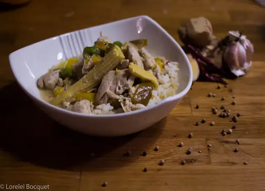 Poulet curry maison