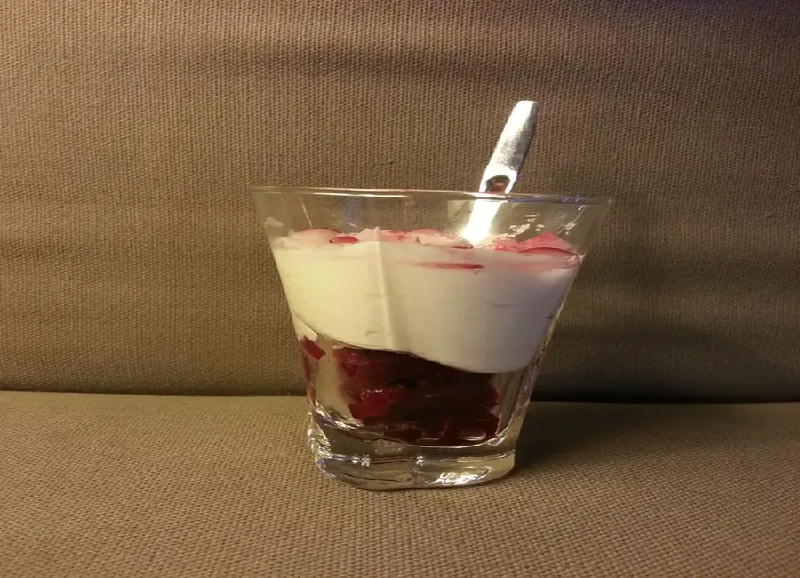 Verrine betterave rouge et saint moret