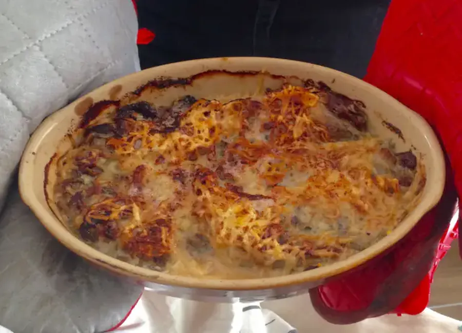 Gratin d'endives au roquefort