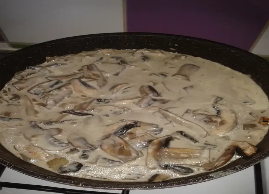 Fricassée de champignons à la crème
