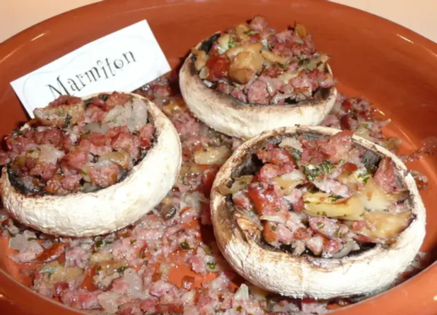 Champignons de paris farcis à ma façon