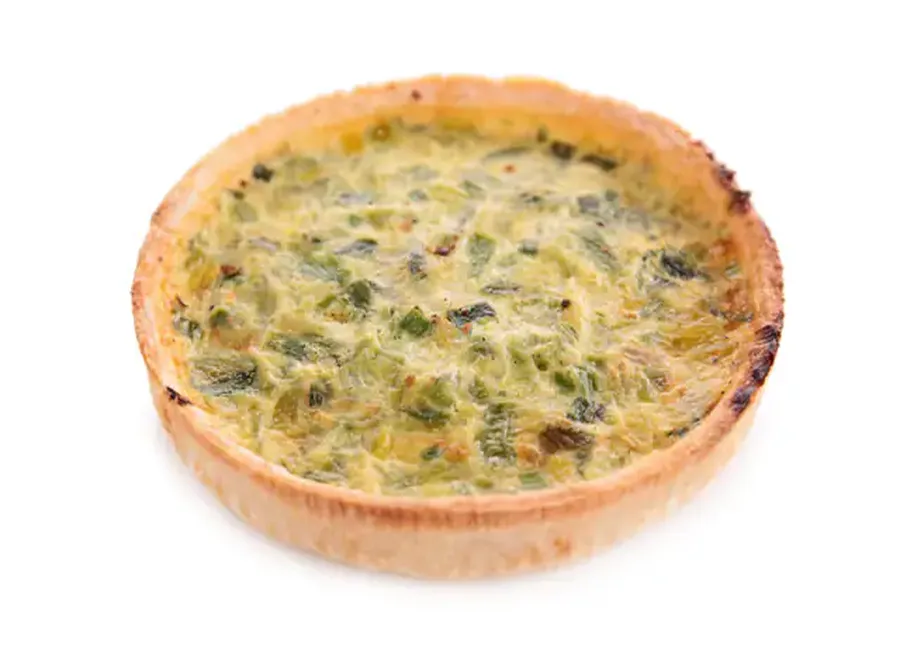 Quiche aux poireaux légère