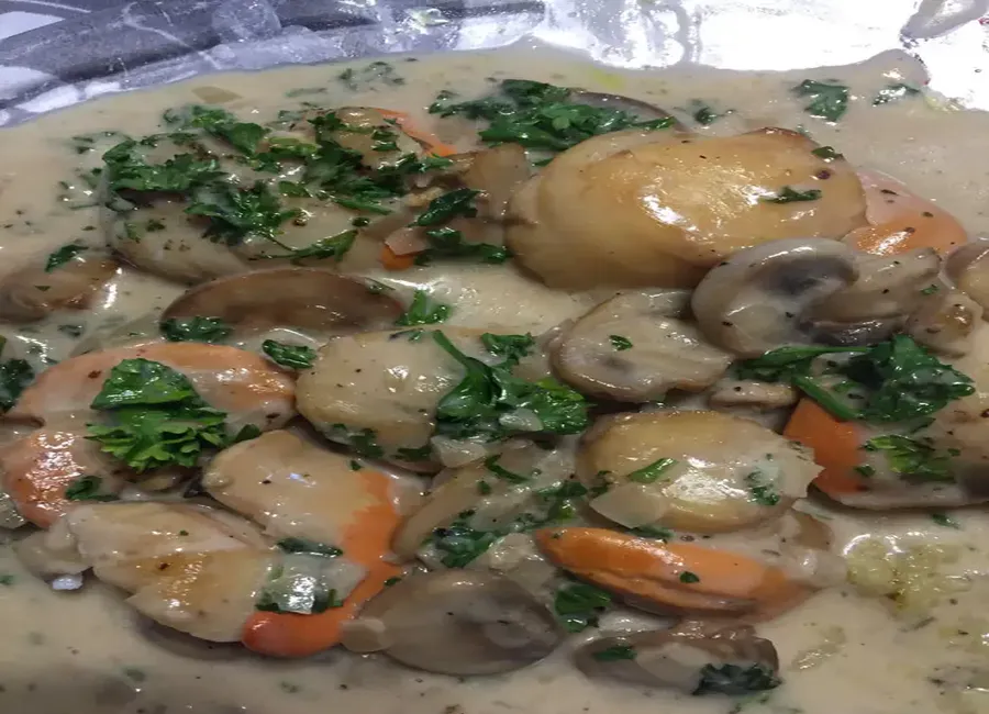 Coquilles saint -jacques au cidre