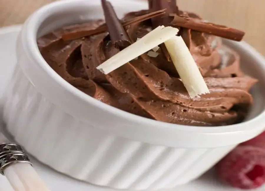 Mousse au chocolat au daim
