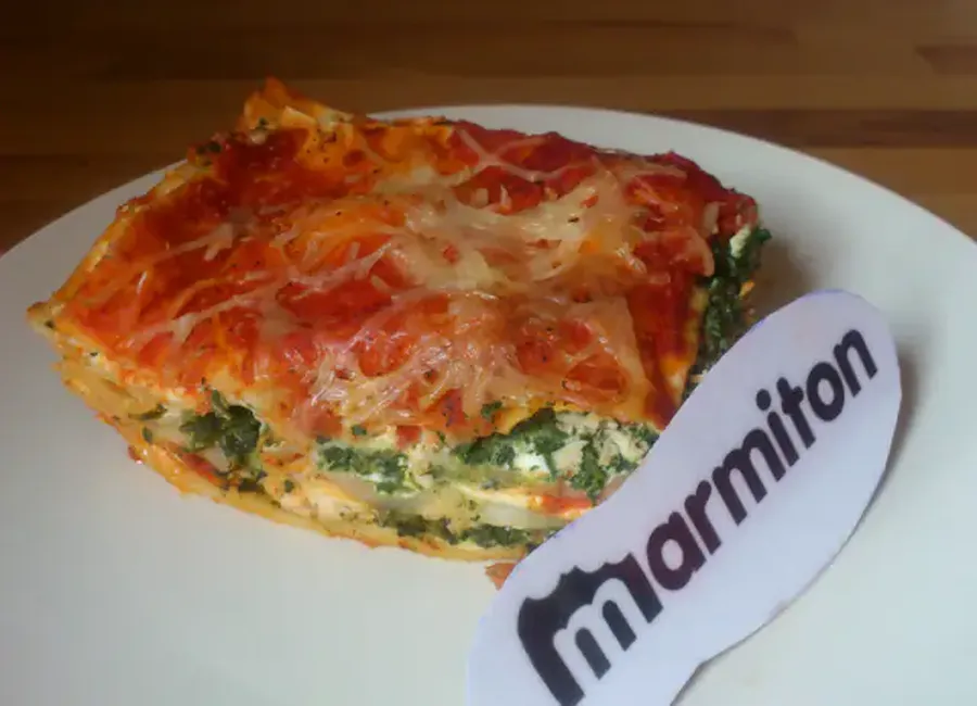 Lasagnes express au poulet tomate épinard et ricotta