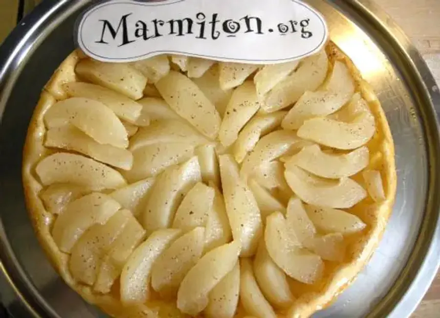 Tarte aux poires caramélisées