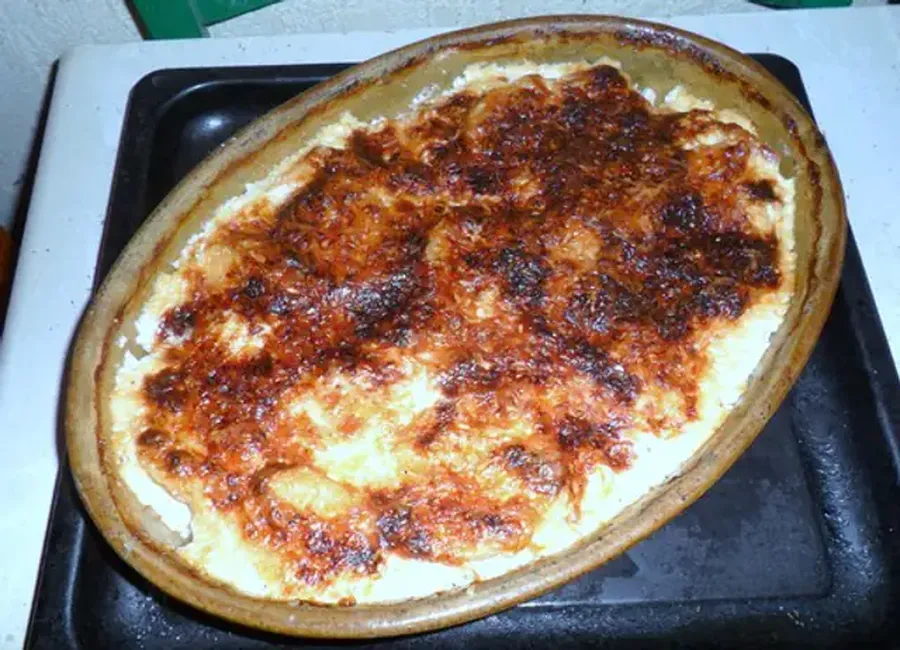 Gratin dauphinois au jambon et aux lardons