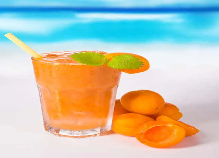 Smoothie jus d'orange / abricot