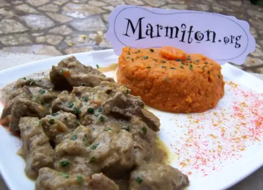Boeuf coco et sa purée de carottes épicée