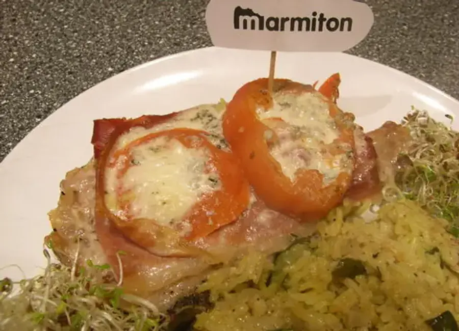 Papillotes de veau au gorgonzola et au jambon de parme