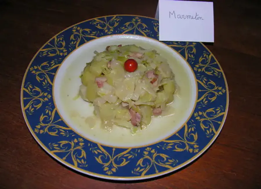 Chou pommé en cocotte