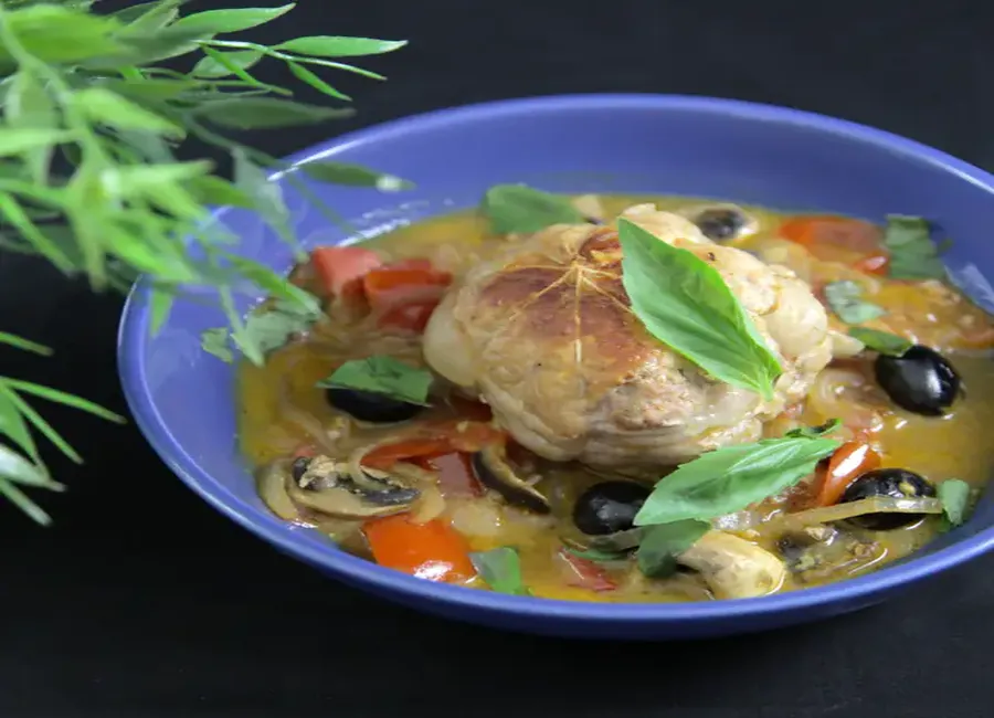 Paupiettes de veau aux oignons et tomates