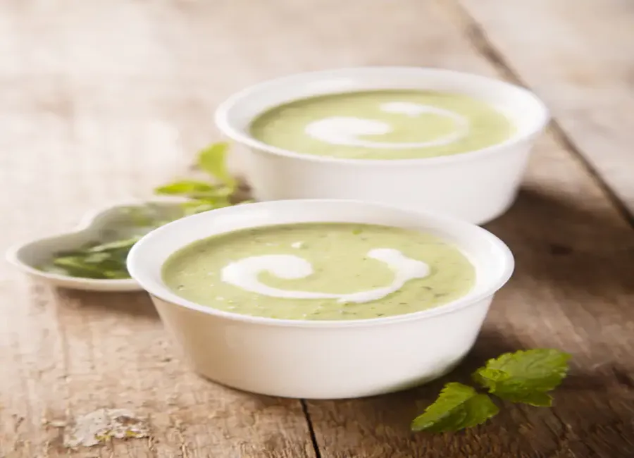 Velouté de courgettes très light