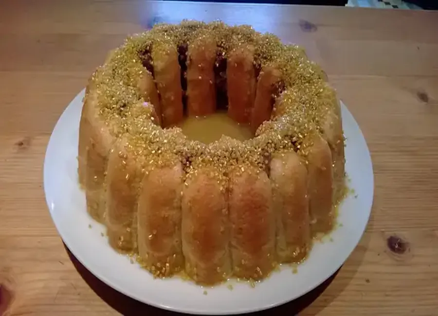 Charlotte chocolat ananas