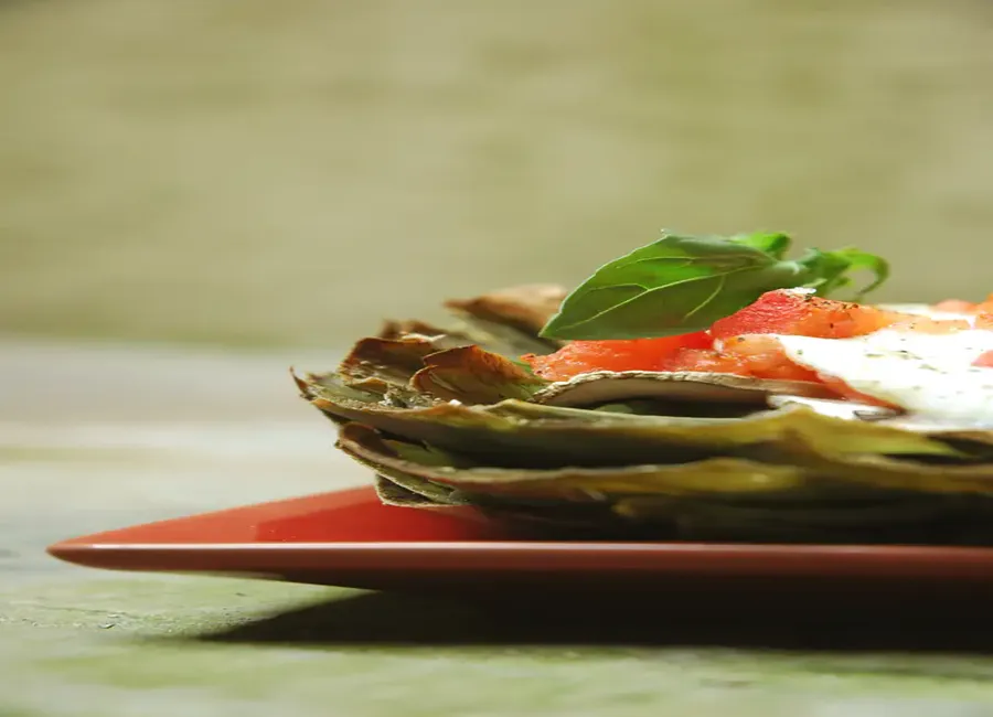 Fonds d'artichauts à la mozzarella