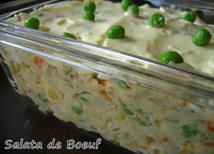 Salade de boeuf roumaine